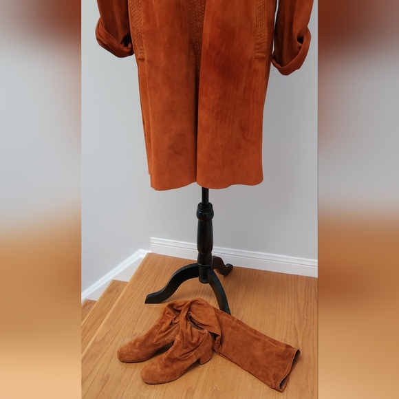 Light coat, 100% goat leather, unlined, size S/M - Picture 6 of 6